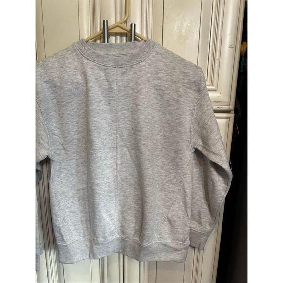 Zara Kids Crew Neck Long Sleeve Pullover Sweatshirt Heathered Gray Size 9-10 - Picture 2 of 10